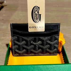 Brandnew goyard slotted card holder